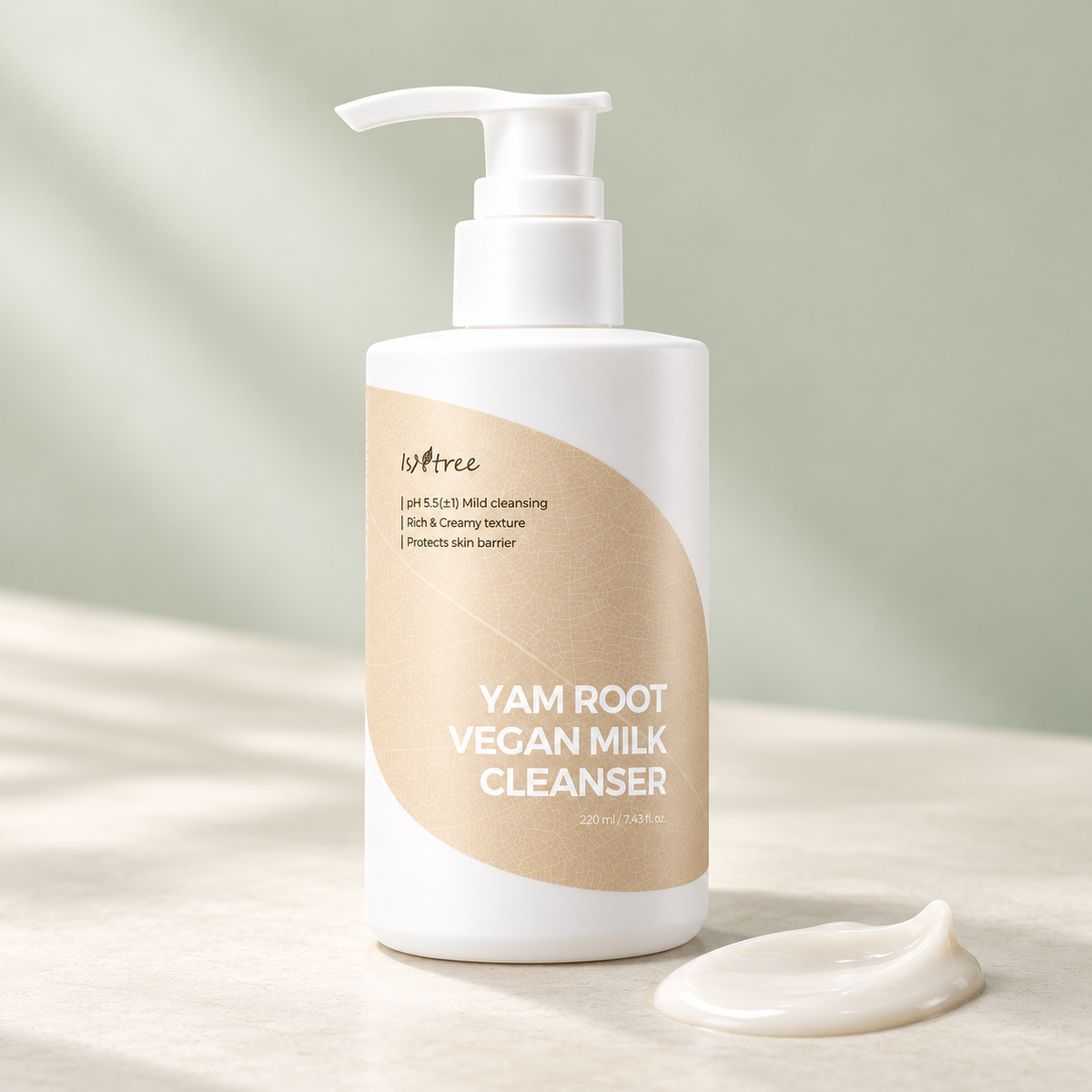 Isntree Yam Root Vegan Milk Cleanser