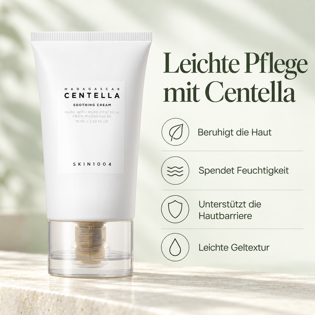 SKIN1004 - Madagascar Centella Soothing Cream, 75ml
