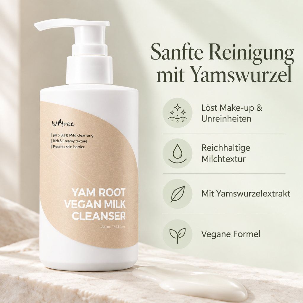 Isntree Yam Root Vegan Milk Cleanser